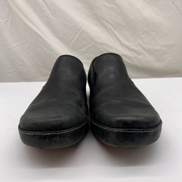 UGG Men\'s Leather Slip On Casual Loafers Shoes Black Size 10 main image 8